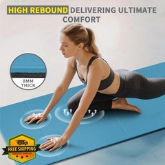 ididi Yoga Mat Blue+Black