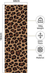 Extra Thick Yoga Mat 6Mm，Pilates Mat Thick – Non-Slip Exercise Mat for HIIT, Pil
