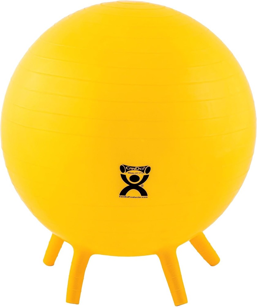 30-1891 Non-Slip Inflatable Exercise Ball with Stability Feet for Exercise,