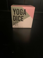 Yoga Dice Kit Professor Puzzle “Tranquility is just a roll away” New
