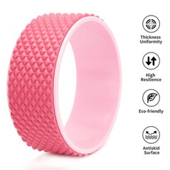 Sport Yoga Wheel Back Pain Massage Yoga Roller for Stretching Improving Backbend