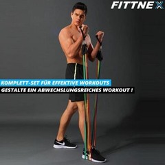 FITTNEX Professional Fitness Tapes Set Gymnastics Tape Resistance Tapes Yoga Resistance