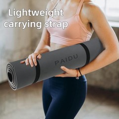 Extra Thick Non-Slip Yoga Mat 10MM – Professional POE for Workout, Pilates & Flo