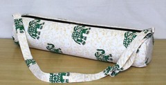 Indian White Elephant Yoga Mat Carrier Bag Mandala Large Shoulder Strap