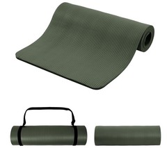 Yoga Mat by RDX, Gym, Workout, Fitness Mat, Thick, Travel Yoga Mat, Pilates Mat