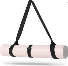 Thick Yoga Mat Carrying Strap Black Adjustable
