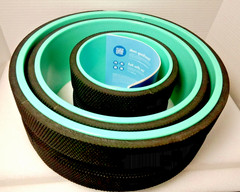 Chirp Wheel+ 3-Pack Foam Roller Set – Yoga, Back Pain Relief, Posture Corrector