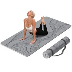Large Yoga Mat 72″x36″x10mm Non-Slip Exercise Mat for Home Gym Studio | Pink