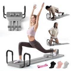 Pilates Reformer Board with 66.9” Extended Track, Portable Pilates Reformer …