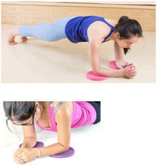 2 Pc Thick Round EVA Foam Yoga Knee Pad Elbow Fitness Anti-Slip Mat Durable USA
