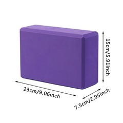 2Pcs Soft Foam Yoga Block Balance Training Brick Workout Auxiliary Tool