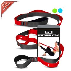 Versatile Non-Elastics Stretch Strap with Free Exercise Guide – Improve Wellness