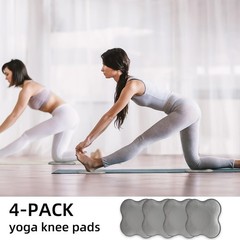 Yoga Knee Pads, Set of 4, Mats for Knees and Elbows, Fitness, Meditation, Kne…