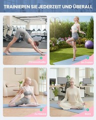 Yoga Mat Non Slip Fitness Mat Eco Friendly TPE Sports Mat with Carry…