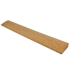 Yoga Wedge 600 x 90 x 30mm Natural Cork for Yoga Asanas Pilates Gymnastics