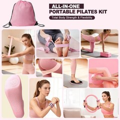 Pilates Kit, Home Pilates Workout Kit for Women, Pilates Equipment with Pilat…