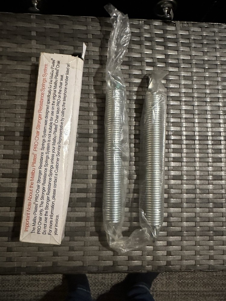 Set of 2 Malibu Pilates Life’s a Beach Resistance Springs Resistance