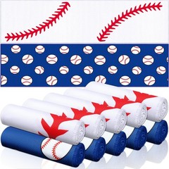 12 Pack Baseball Cooling Towels 40 x 12 Inch Sports Team Towels Blue Set