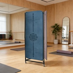 Yoga Mat Storage Rack Floor Standing Yoga Mat Rack for Home Gym Yoga Studio