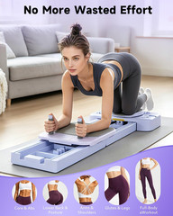 Pilates Board, Foldable Pilates Portable Reformer 2026 for Home Use, Pilates Equ