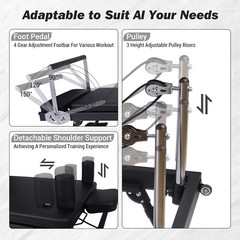 Pilates Reformer 91″ Foldable Reformer Pilates Machine Reformer Pilates Machine