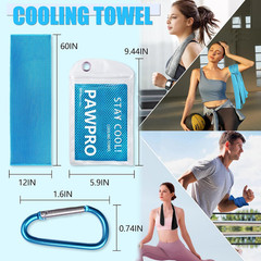 Cooling Towels for Neck and Face, Breathable Gym Towels with Waterproof Bag