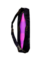 Yoga Mat Bag for Women & Men,Travel Yoga Gym Bag for 1/4″ 1/3″ Thick (Black)