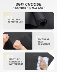 Extra Long Yoga Mat 84×30 Inches 6mm Thick Non Slip Exercise Mat for Tall