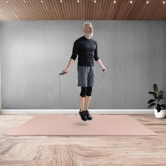 Large Yoga Mat – 6’x4’ Wide Exercise Mat – 8mm Thick Non-Slip Workout Mat – G…