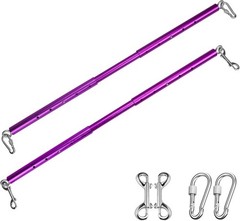 Heavy Duty Expandable Pilates Spreader Bar Kit – Supports 200 lbs, Adjustable
