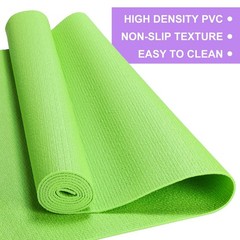24 Pack 3 mm Thick Yoga Mat Bulk, Non Slip Exercise Workout Fitness Pad for W…
