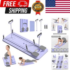 Pilates Board – Pilates Reformer Set, Multi-Purpose Foldable Pilates Reformer…