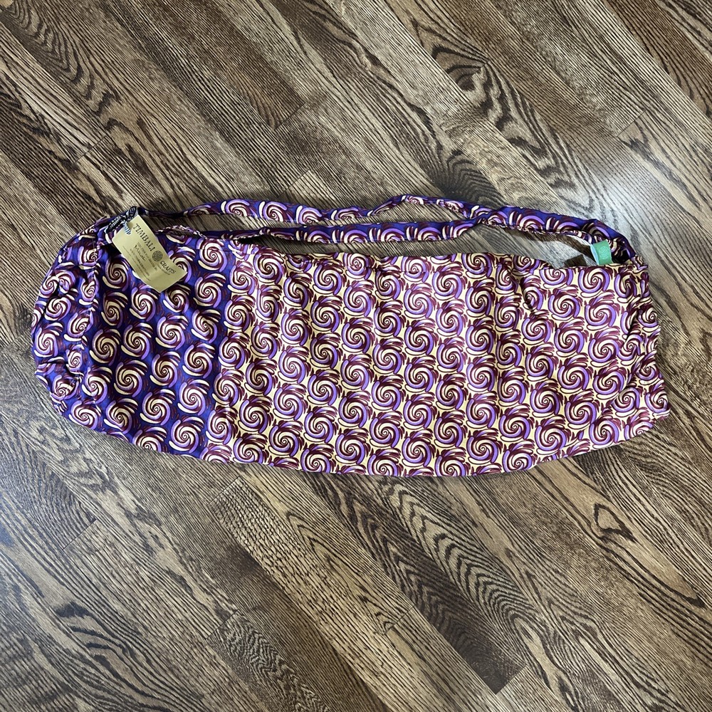NWT TIMBALI CRAFTS SWAZILAND YOGA/PILATES MAT HOLDER