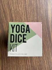 Yoga Dice Kit 4 Dice Booklet Professor Puzzle