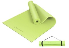 PrimasoleLight Green‌ Non Toxic Yoga Mat with Poses – 68″Lx24″Wx1/4 Inch Non-…