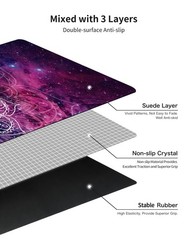 Printed Travel Foldable Yoga Mat 1/16 Inch 72×24 1.5mm Non Slip With Bag
