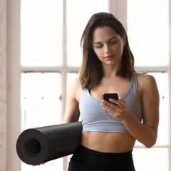 CAMBIVO Yoga Mat for Women and Men, Extra Long and Wide Exercise Mat(84 x 30 x 1
