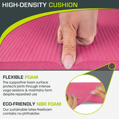 Extra Thick Yoga Knee Pad and Elbow Cushion 15Mm (5/8”) Fits Standard Mats for P
