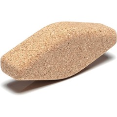 Cork Yoga Egg Block – Oval | 11 x 4 x 3″ | Unique Shape for Comfort Grip | No…
