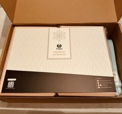 Tumaz – 2 pack Yoga Blocks with Strap Set – High Density/Lightweight EVA Foam