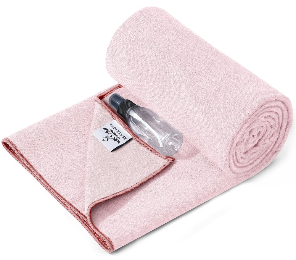 Yoga Mat Towel Non Slip for Hot Yoga Towel with Silicone Grip & Free Spray