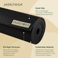 Harmony Non-Slip Yoga Mat – Thick, Durable Rubber for Home Workouts & Stretching