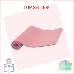 Fitvids 1/2-Inch Thick High Density Foam Exercise Yoga Mat with Carrying Strap,