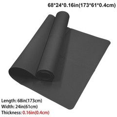 Extra Thick 4mm Exercise Yoga Pilates Mat Gym Fitness NBR 68″x 24″