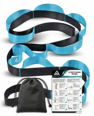 Stretching Strap with Loops for Physical Therapy,Yoga Strap for Stretching,Ho…