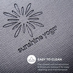 Voyage 5mm Studio Yoga Mats 6 Pack 72x24in
