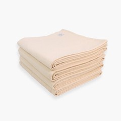 Yogikuti Iyengar Cotton Yoga Blanket Set of 4pc, Handwoven Blanket Yoga Rug