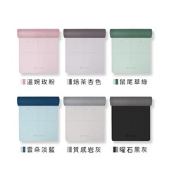 New Tumaz 6mm TPE 月熊 雙色瑜珈墊(贈背帶&網袋) 台灣設計 Tumaz Yoga Mat 183 x 61 x 0.6 CM – Pink