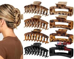 8 Pcs Claw Clips for Women – 4.1 Inch Large Hair Clips for Thick Long Tortoise