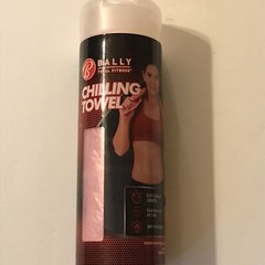 Bally Total Fitness Chilling Towel Pink